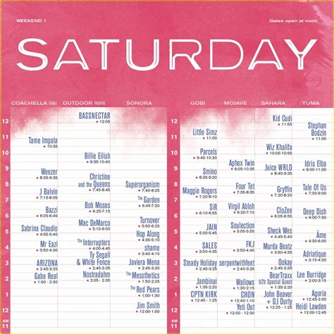 coachella 2019 set times